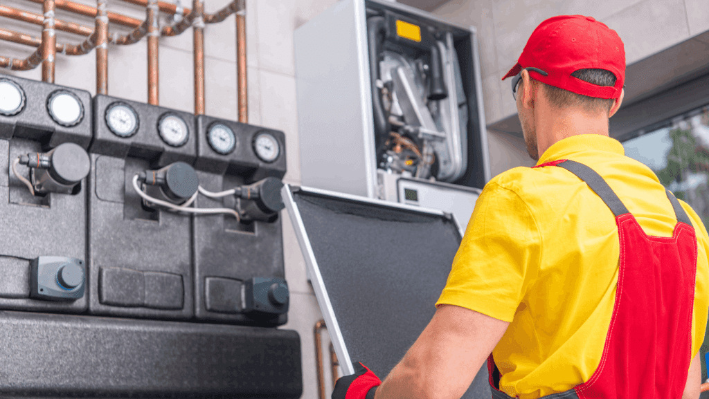 אדם בוחן מערכות קירור והתאמה לצרכים