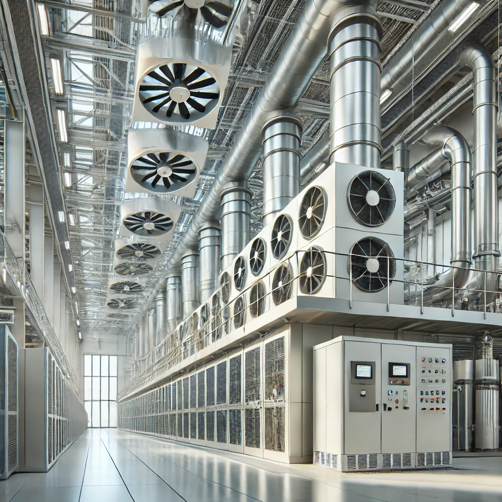 מערכות אוורור למפעלים תעשייתיים