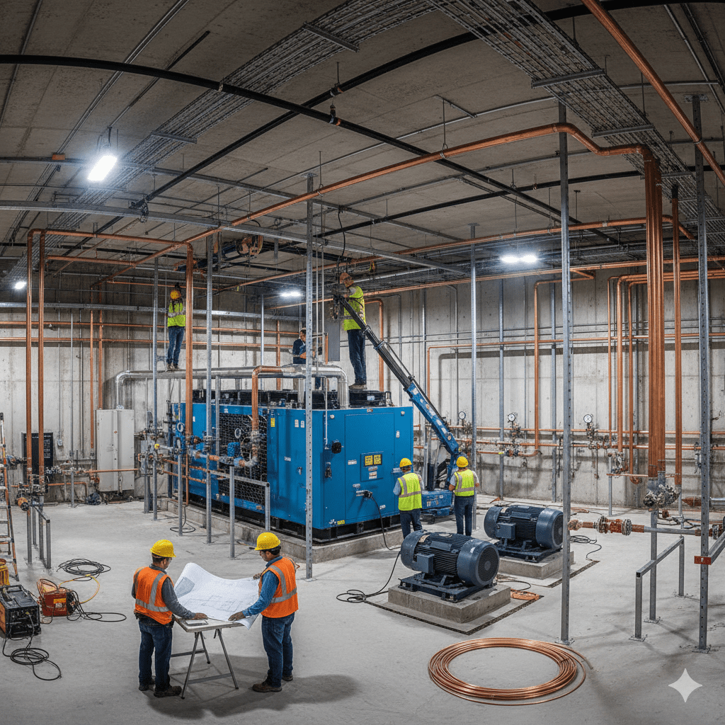 הקמת חדר מכונות